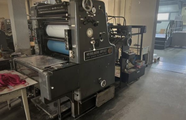 Used printing machinery